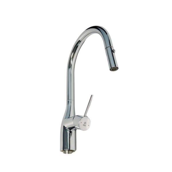 Vòi rửa bát dây rút 2 đường nóng lạnh OGIER GLF 636