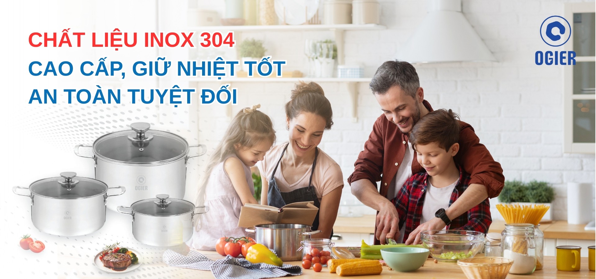 Banner Bộ nồi Inox 304 Ogier