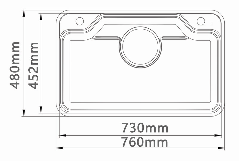 Chậu rửa bát Nhật Bản OGIER GLC 7648 Basic - Ảnh 4